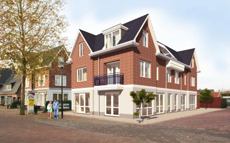 Nieuw winkel- en appartementencomplex Rademakerstaete te Soesterberg